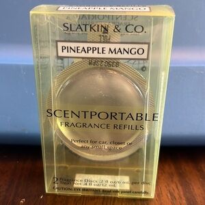 Bath and Body Works Slatkin & Co Pineapple Mango Scentportable‎ 2 Refills
